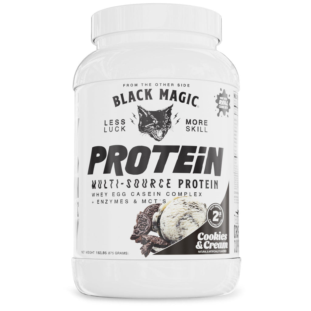 Black Magic - Handcrafted Multi-source Protein Cookies and Cream - 25 Servings