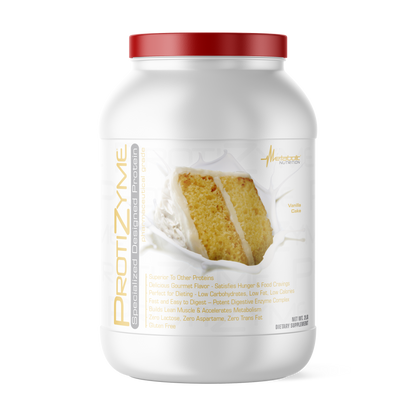 Protizyme - Protein Powder - Vanilla Cake  - 2Lb