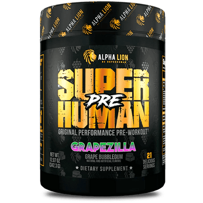 Alpha Lion Super Human Pre Workout, Grapezilla - 21 Servings