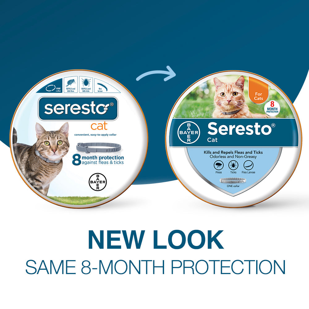 Seresto Flea and Tick Prevention Collar for Cats, 8 Month Flea & Tick Prevention