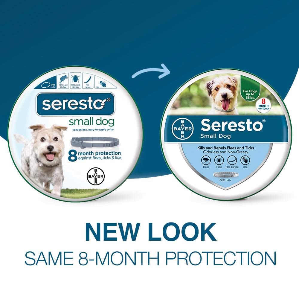 Seresto Small Dog, 8 month protection, up to 18lbs