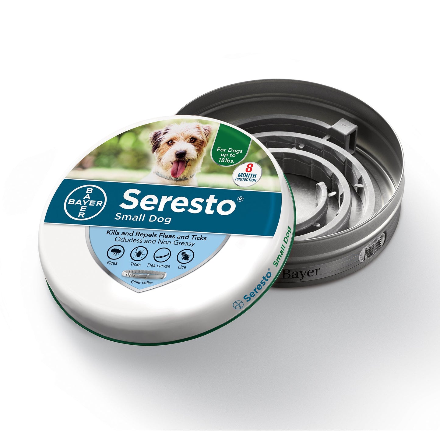 Seresto Small Dog, 8 month protection, up to 18lbs