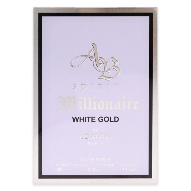 Spirit Millionaire White Gold by Lomani EdP for Men 3.3 oz