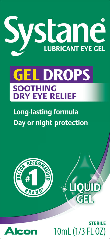 Systane Gel Drops Lubricant Eye Gel, Nightime Protection, 10ml