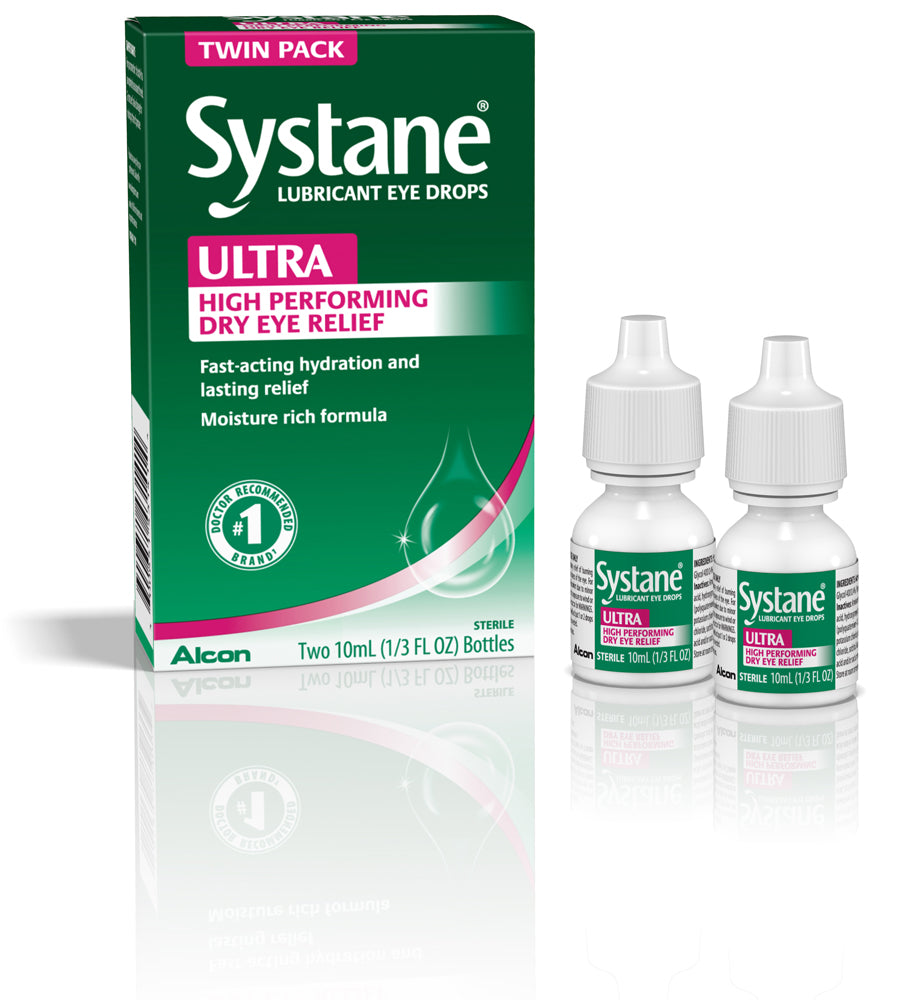 Systane Ultra Lubricant Eye Drops - 2 Ea, 10Ml, 3 Pack