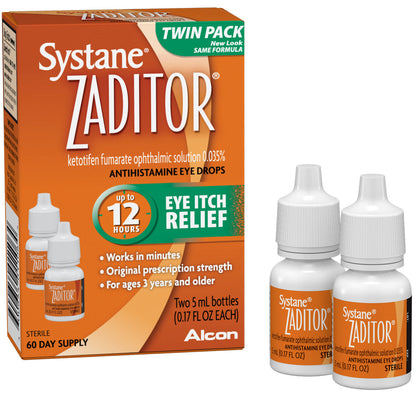 Zaditor Antihistamine Eye Itch Relief Drops - 0.17 Oz