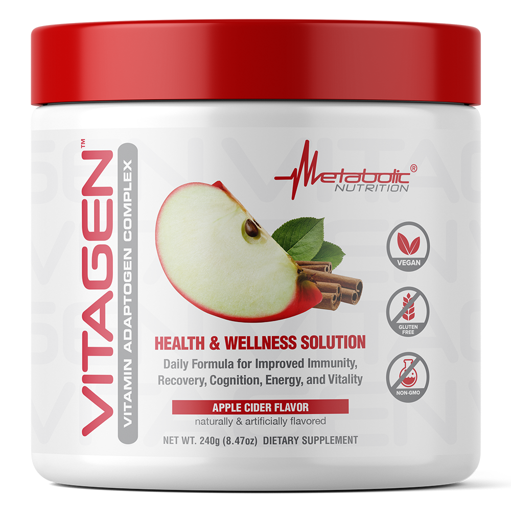 Metabolic Nutrition Vitagen Adaptogen Vitamin Complex 30 Servings – Apple Cider