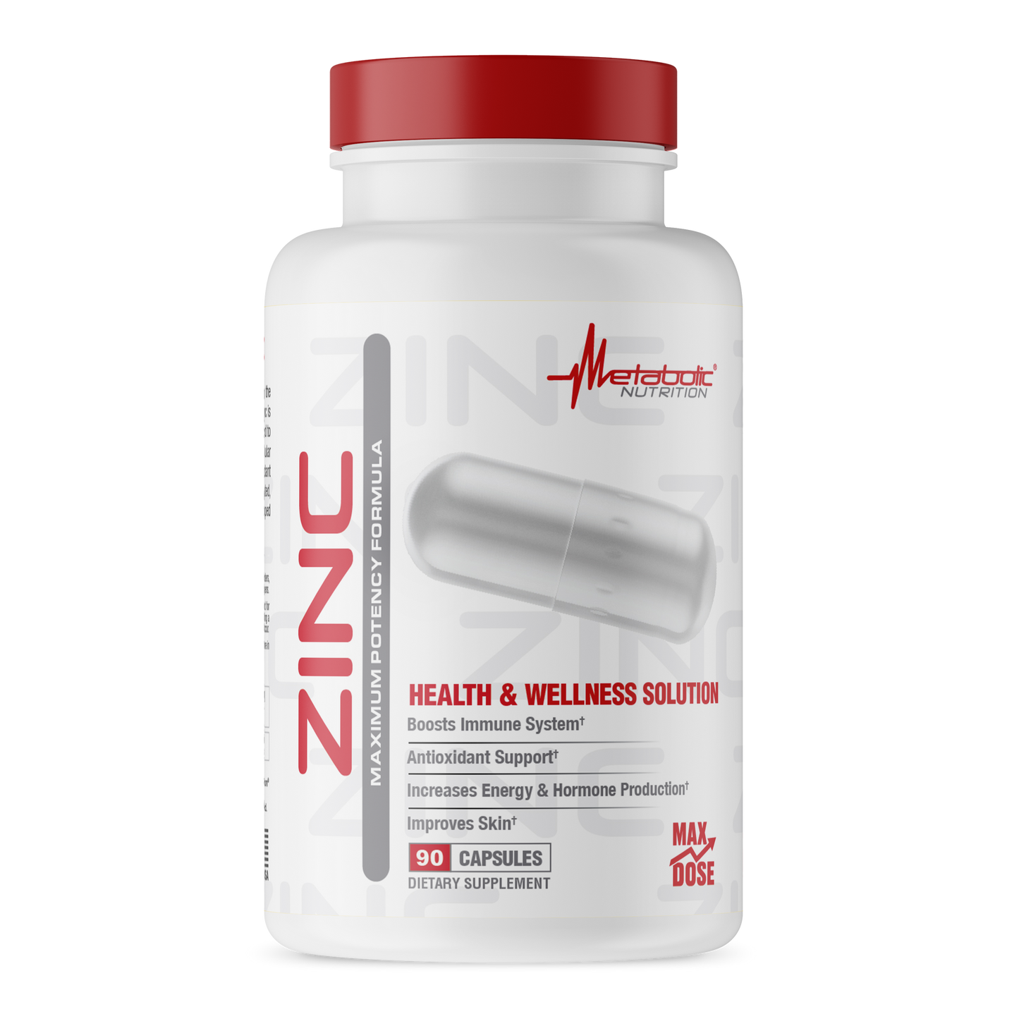 Metabolic Nutrition - Zinc Antioxidant Vitamin - 90 Capsule