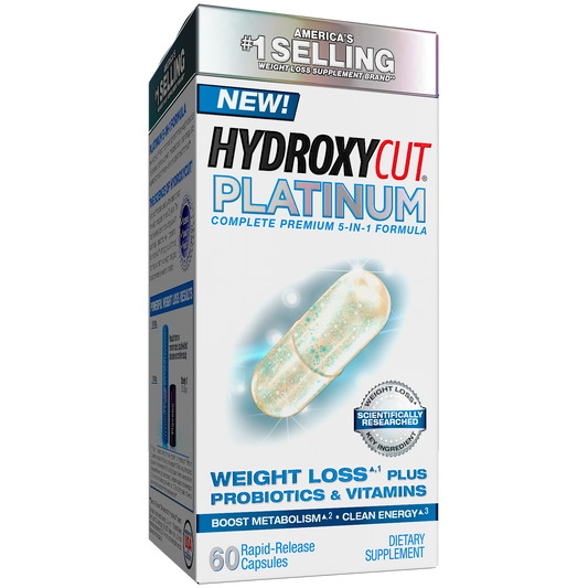 Hydroxycut Platinum Supplements with Active Probiotics & Vitamins