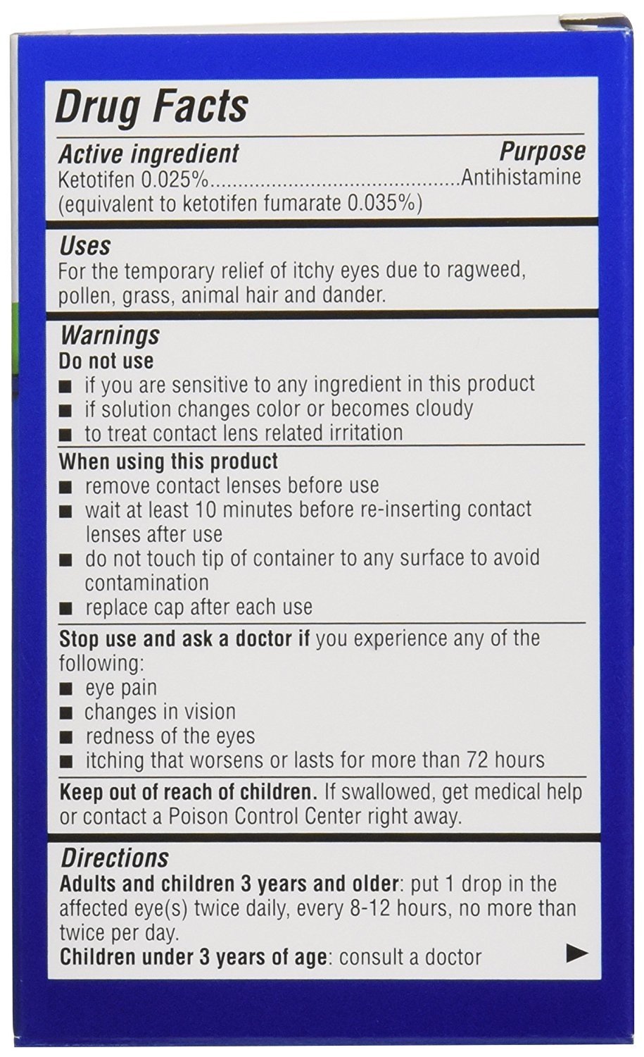 Alaway Eye Itch Relief, 0.34 Fl. Oz.