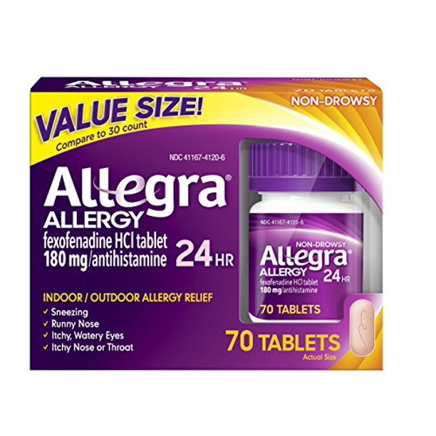 Allegraa Allergy Relief, 70 Tablets