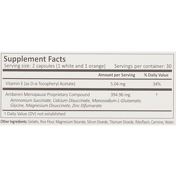 Amberen Multi-Symptom Menopause Relief - 60 Caps