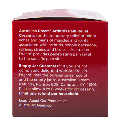 Australian Dream Arthritis Pain Relief Cream, 4 oz