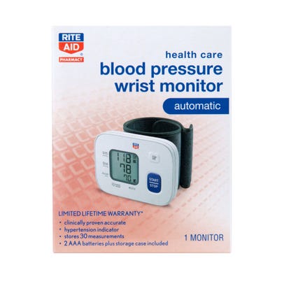 Rite Aid Wrist Blood Pressure Monitor