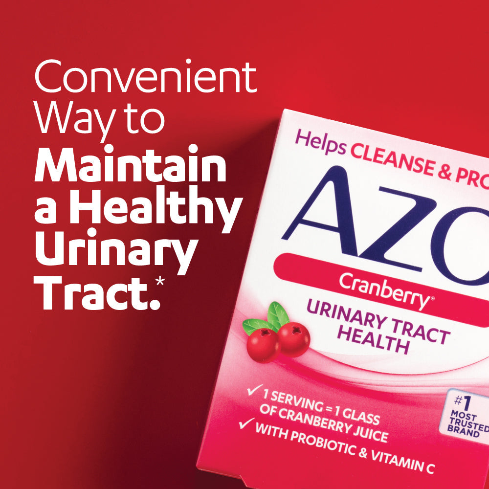 AZO Cranberry Caplets, Urinary Tract Health, Helps Cleanse & Protect, 50 Caplets