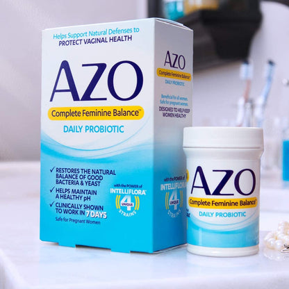 AZO Complete Feminine Balance Daily Probiotic, 30 ea