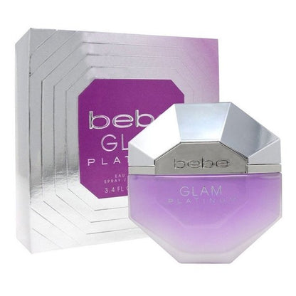 Bebe Glam Platinum Eau De Parfum Spray 3.4 oz