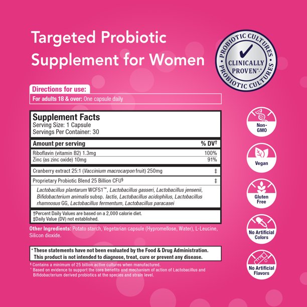 Bio360 Probiotics Women's Formula, 30 Vegetarian Capsules