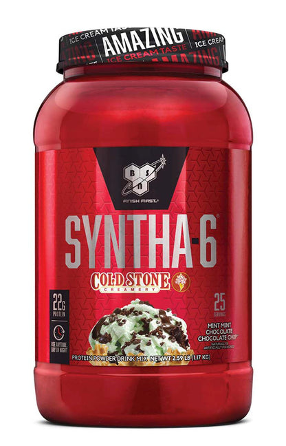 BSN - Syntha-6 Premium Protein Mint Mint Chocolate Chocolate Chip - 25 Servings