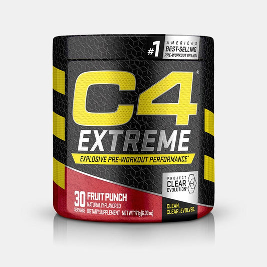 C4 Extreme Pre Workout Performance Fruit Punch, 30 Servings