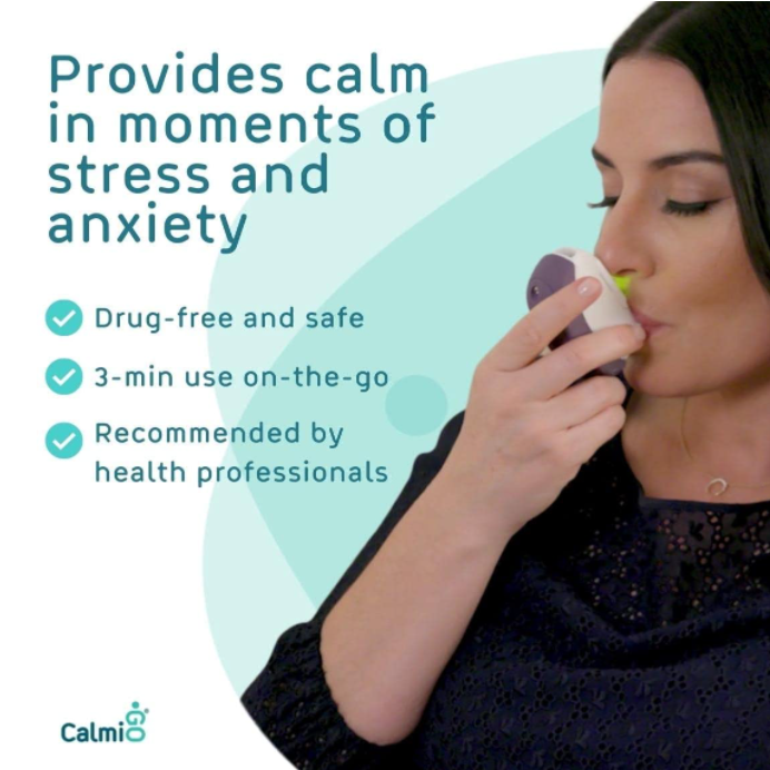 CalmiGo Samrt Calming Companion Anxiousness & Stress-Relief Natural Calming Device