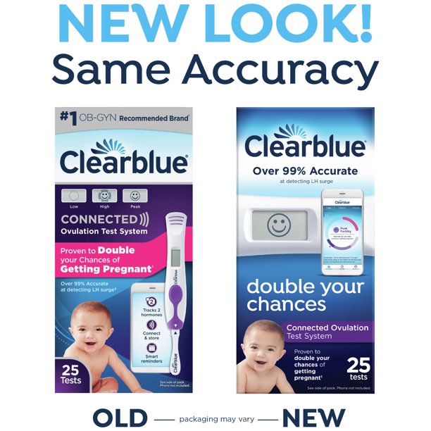 Clearblue Connected Ovulation Test System with Bluetooth, 25 tests