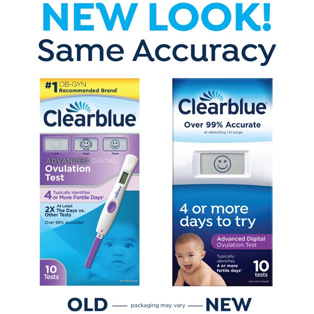 Clearblue Advanced Digital Ovulation Test, 10 Ovulation Tests