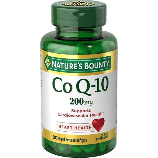 Nature's Bounty Co Q-10 200mg, 80 Softgels