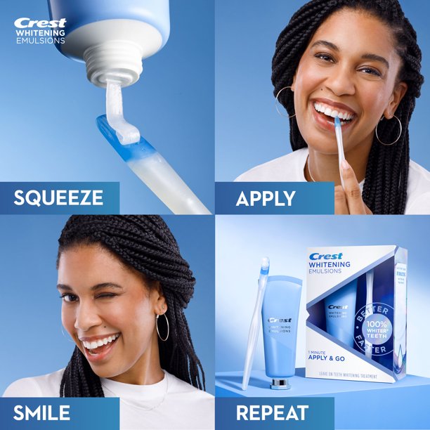 Crest Whitening Emulsions - Apply & Go, 0.88 oz