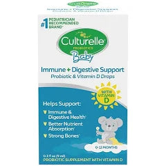 Culturelle Baby Grow + Thrive Probiotic & Vitamin D Drops, 0-12 mo