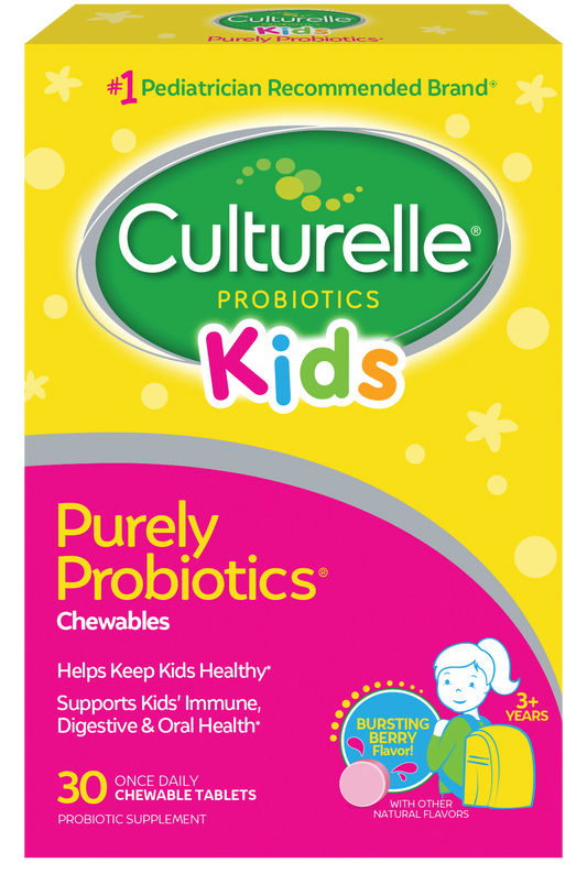 Culturelle Kids Probiotic Chewables, Supports Immune & Digestive Health, Berry, 30 ct