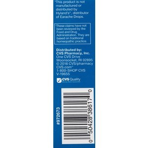 Homeopathic CVS Health Ear Ache Ear Drops, 0.33 fl. oz