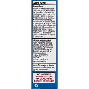 Homeopathic CVS Health Ear Ache Ear Drops, 0.33 fl. oz