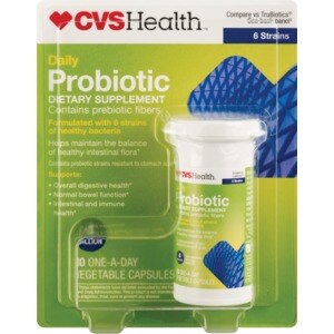 CVS Health Daily Probiotic Capsules, 30 Vegetable Capsules