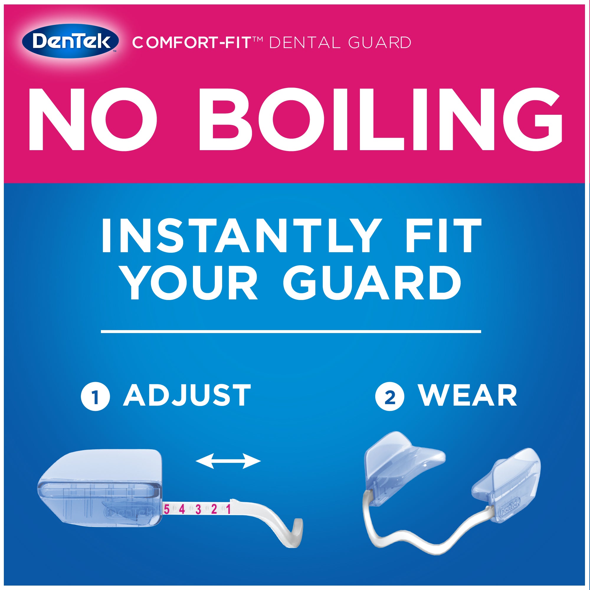 DenTek Comfort-Fit Dental Guards for Nighttime Teeth Grinding