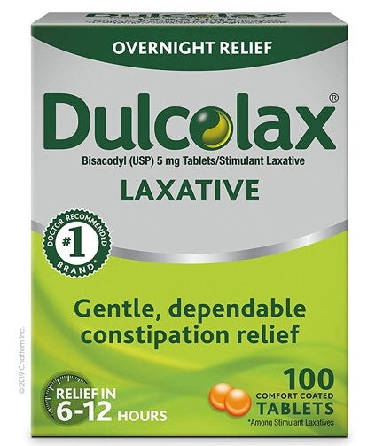 Dulcolax Laxative - 100 Tablets