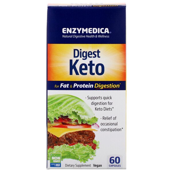 Enzymedica Digest Keto, 60 Capsules