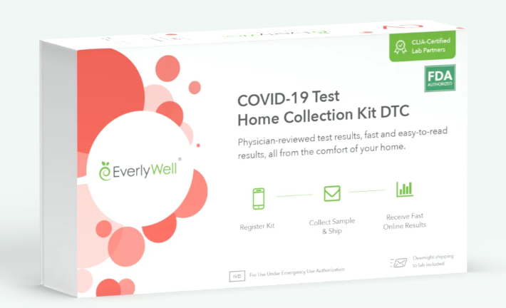 EverlyWell Covid-19 Test Home Collection Kit DTC