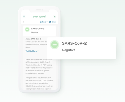 EverlyWell Covid-19 Test Home Collection Kit DTC