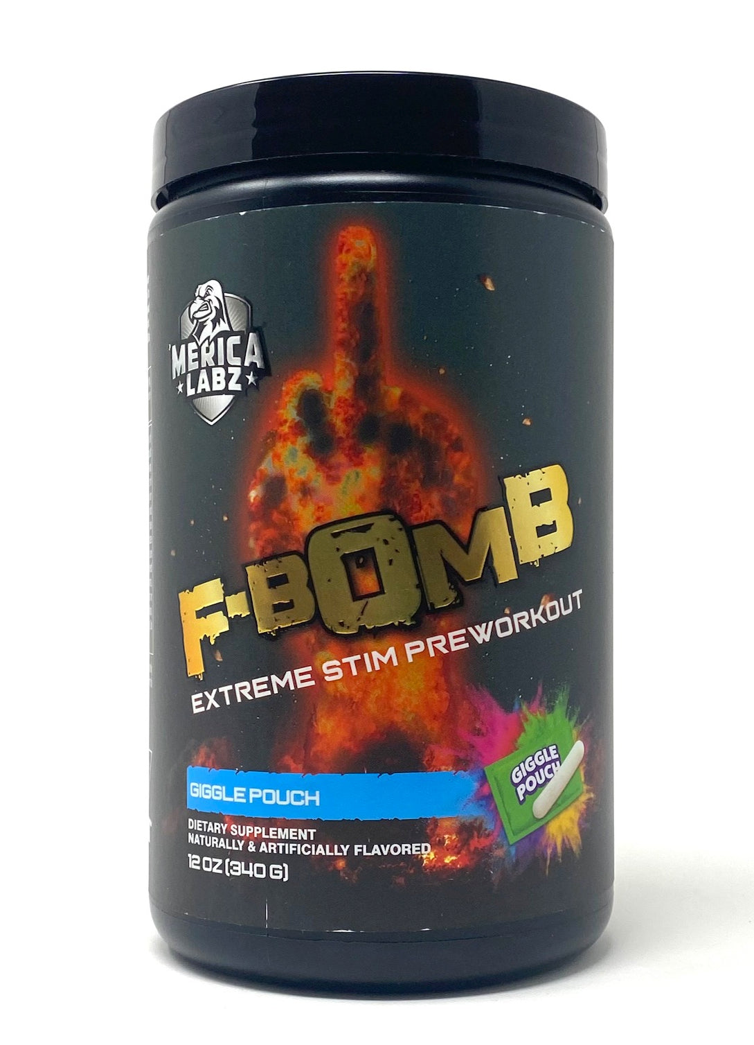 Merica Labz F-BOMB, Giggle Pouch, 20 Servings