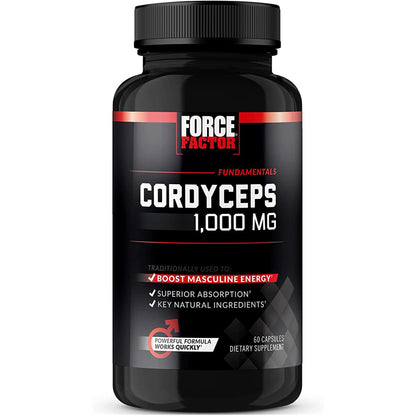 Force Factor Cordycep Supplement, 60 Capsules