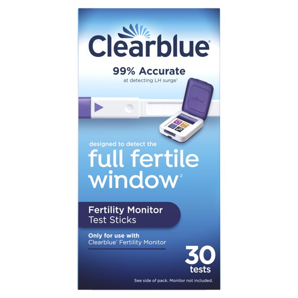 Clearblue Fertility Monitor Test Sticks, 30 ct, Get Pregnant Faster