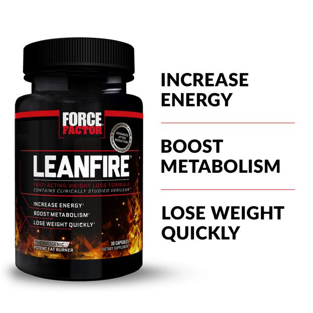 Force Factor LeanFire - 30 Vegetarian Tablets