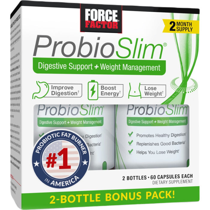 Force Factor ProbioSlim, 2 Bottle Bonus Pack