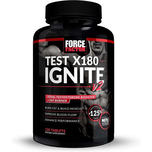 Force Factor Test X180 Ignite V2, 120 Tablets