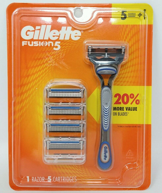 Gillette Fusion 5, 1 Razor 5 Cartridges