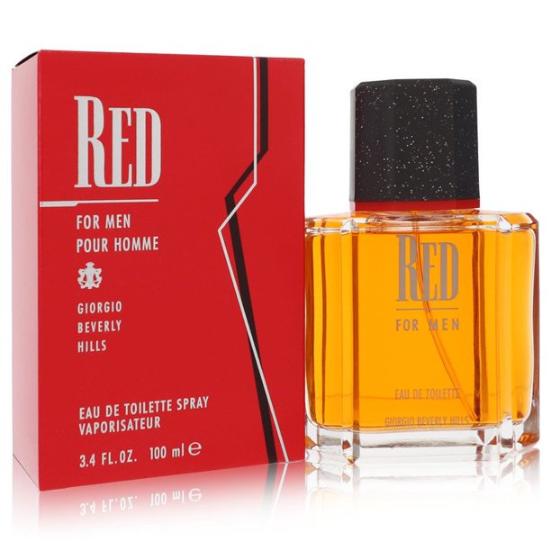 Giorgio Beverly Hills Red For Men Eau De Toilette Spray 3.4-Ounce