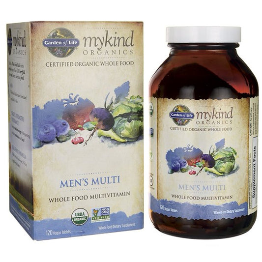 Garden of Life MyKind Organics Men's Multi 120 Tablets