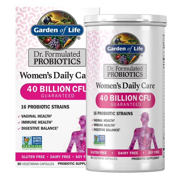 Garden of Life Dr Formulated Women’s Daily Care Probiotics, 30 Vegetarian Capsules