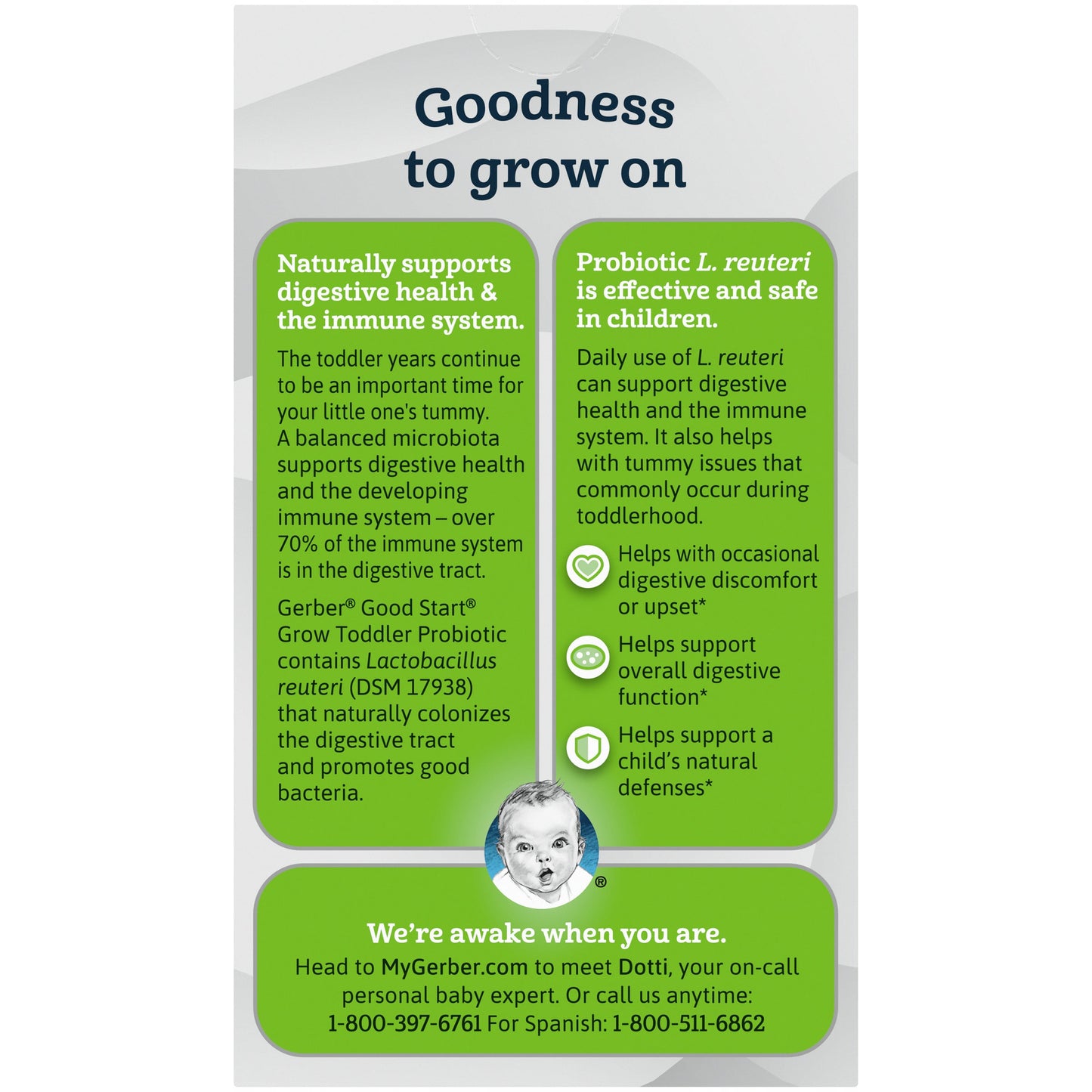Gerber Good Start Grow Toddler Digestive & Immune System Support Probiotic